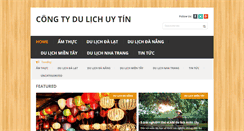 Desktop Screenshot of congtydulichuytin.com